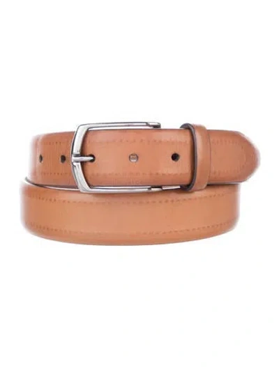Pre-owned Bergdorf Goodman Leather Belt In Brown