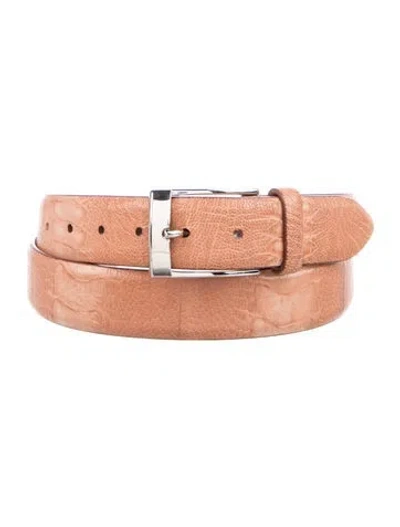 Pre-owned Bergdorf Goodman Leather Belt In Brown