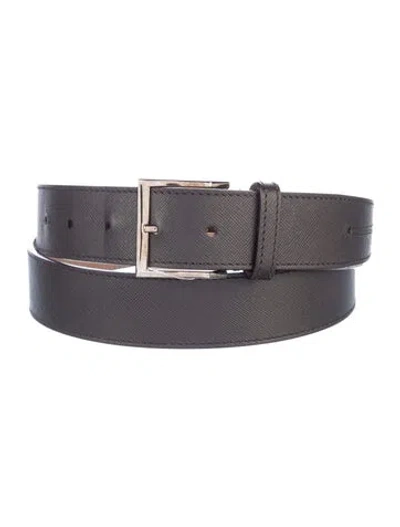 Pre-owned Bergdorf Goodman Leather Waist Belt In Multi