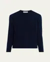 Bergdorf Goodman Men's Cashmere Crewneck Sweater In Blue