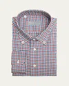 Bergdorf Goodman Men's Cotton Gingham Button-collar Sport Shirt In Multi