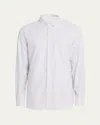 Bergdorf Goodman Men's Cotton Multi-check Button-collar Sport Shirt In Multi