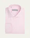 Bergdorf Goodman Men's Mini Check Button-front Dress Shirt In Multi