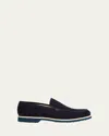 Bergdorf Goodman Men's Suede Eva-sole Venetian Loafers