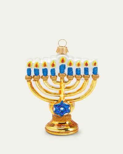 Bergdorf Goodman Menorah Ornament In Multi