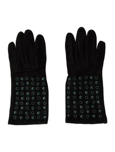 Pre-owned Bergdorf Goodman Mens Gloves In Black