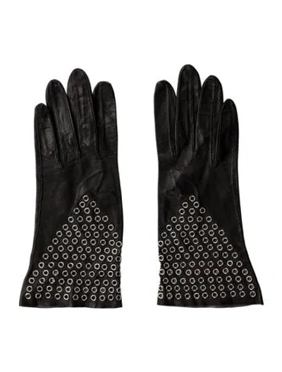 Pre-owned Bergdorf Goodman Mens Gloves In Black