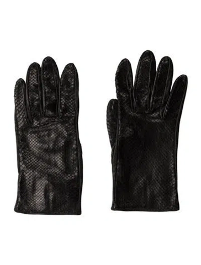 Pre-owned Bergdorf Goodman Mens Gloves In Black