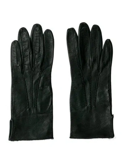 Pre-owned Bergdorf Goodman Mens Gloves In Green