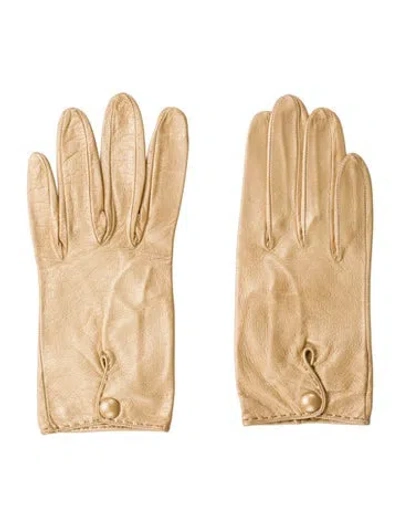 Pre-owned Bergdorf Goodman Mens Gloves In Neutral