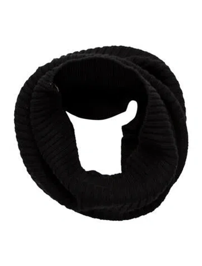 Pre-owned Bergdorf Goodman Merino Wool Scarf In Blue