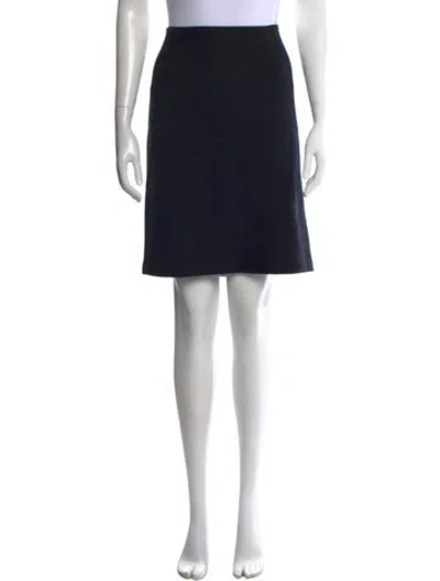 Pre-owned Bergdorf Goodman Mini Skirt In Green