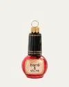 Bergdorf Goodman Nail Enamel Christmas Ornament In Red