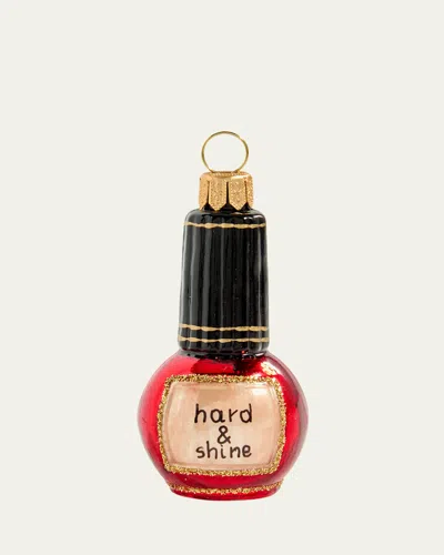 Bergdorf Goodman Nail Enamel Christmas Ornament In Multi