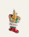 Bergdorf Goodman Nyc Stocking Christmas Ornament In Multi