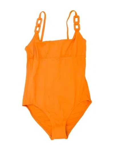 Pre-owned Bergdorf Goodman One-piece W/ Tags In Orange