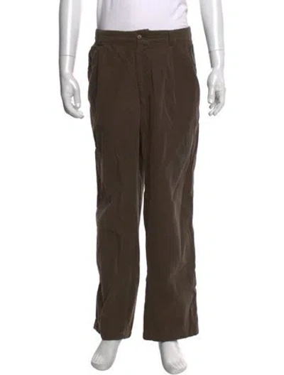 Pre-owned Bergdorf Goodman Pants In Brown