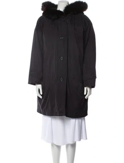 Pre-owned Bergdorf Goodman Parka In Gray