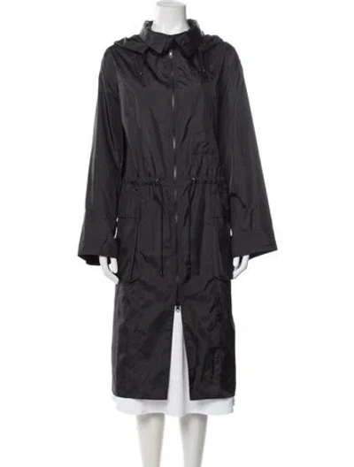 Pre-owned Bergdorf Goodman Parka In Grey