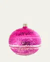 Bergdorf Goodman Pink Glitter Transparent Ball Ornament In Pink