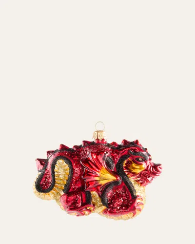 Bergdorf Goodman Red Dragon Christmas Ornament