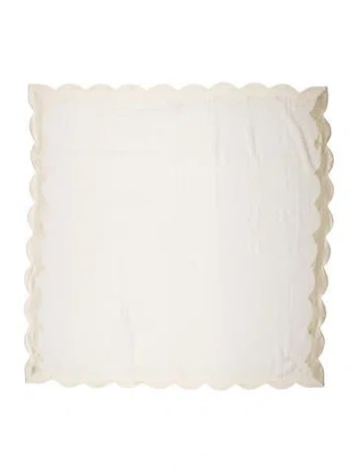 Pre-owned Bergdorf Goodman Silk Scarf In Neutral