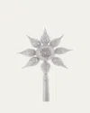 Bergdorf Goodman Silver Star Christmas Tree Topper In Silver