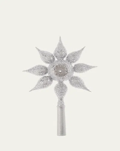 Bergdorf Goodman Silver Star Christmas Tree Topper