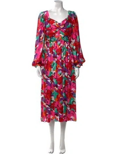 Pre-owned Bergdorf Goodman Vintage Long Dress In Pink
