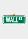 Bergdorf Goodman Wall St. Sign Christmas Ornament In Multi