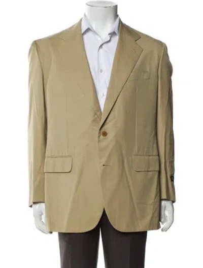 Pre-owned Bergdorf Goodman Wool Coat In Neutral