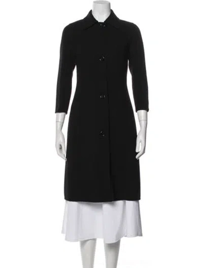 Pre-owned Bergdorf Goodman Wool Jacket In Black