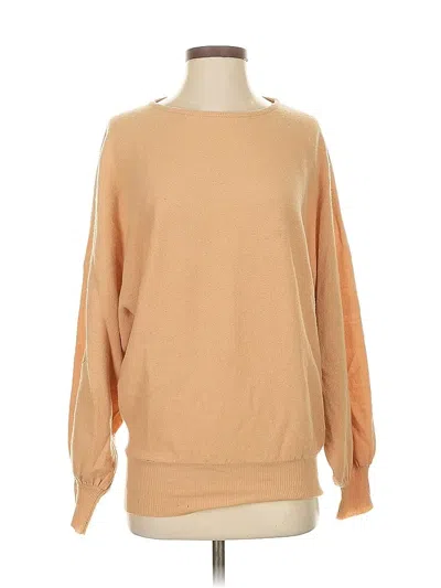 Pre-owned Bergdorf Goodman Wool Pullover Sweater In Brown