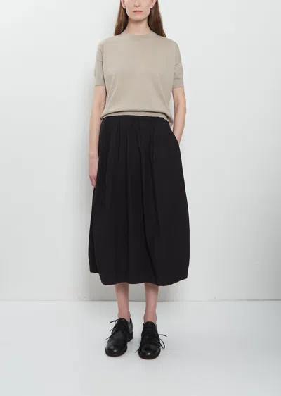 Bergfabel Carla Cotton Skirt In Black