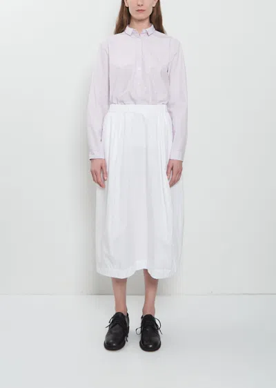 Bergfabel Carla Cotton Skirt In White
