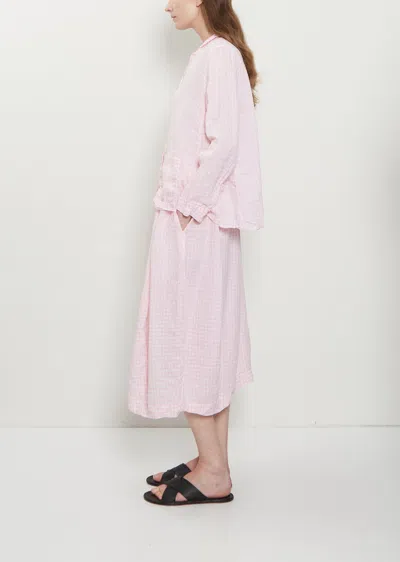 Bergfabel Carla Linen Skirt In Pink