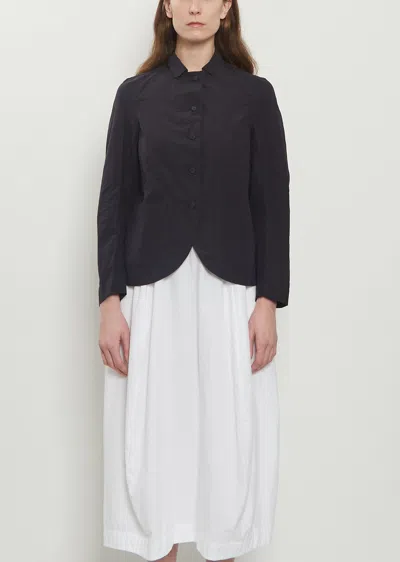 Bergfabel Caryl Cotton-linen Jacket In Black