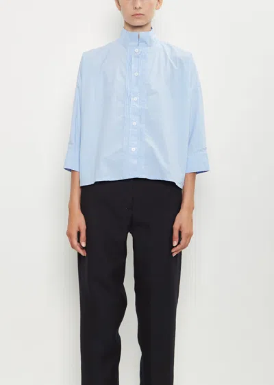 Bergfabel Claudia Cotton Shirt In Blue
