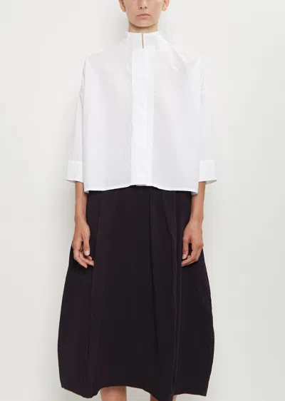 Bergfabel Claudia Cotton Shirt In White