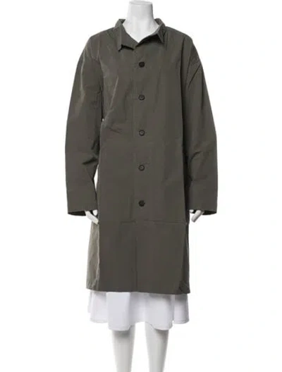Pre-owned Bergfabel Coat In Green
