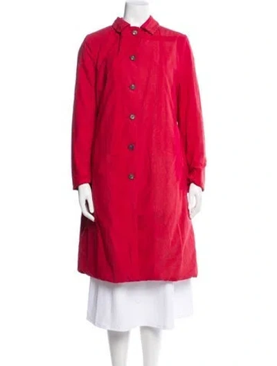 Pre-owned Bergfabel Coat In Red