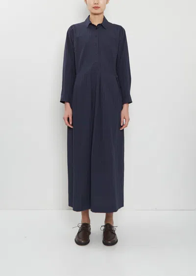 Bergfabel Dina Cotton Dress In Blue