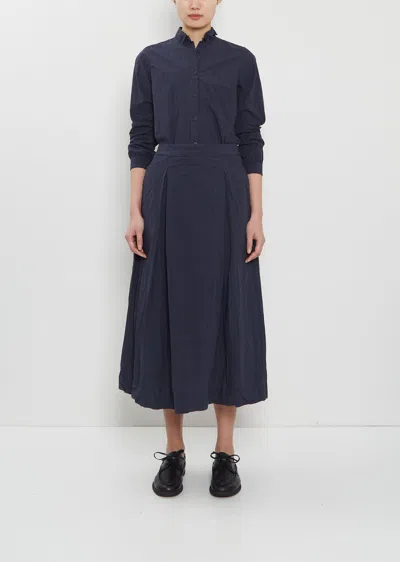 Bergfabel Emma Cotton Skirt In Blue