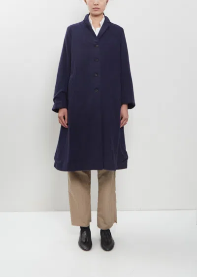 Bergfabel Farmer Cashmere Coat In Black