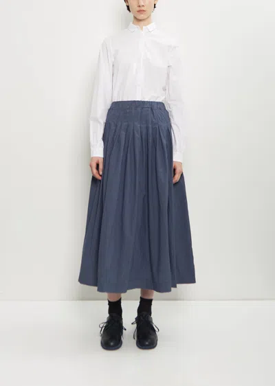 Bergfabel Farmer Cotton Skirt In Blue