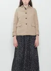 Bergfabel Giulia Cotton Jacket In Camel