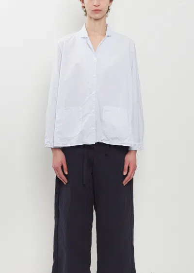Bergfabel Jenny Cotton Shirt In Blue