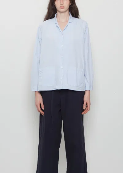 Bergfabel Jenny Cotton Shirt In Sax