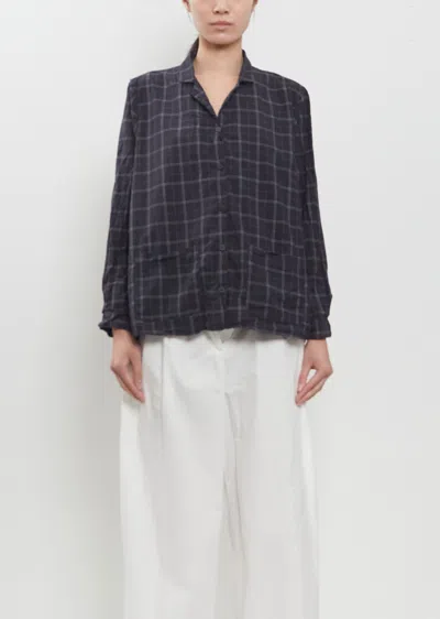 Bergfabel Jenny Cotton Shirt In Blue