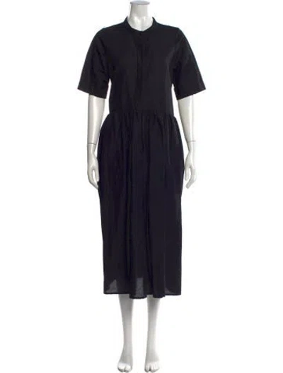 Pre-owned Bergfabel Long Dress In Black